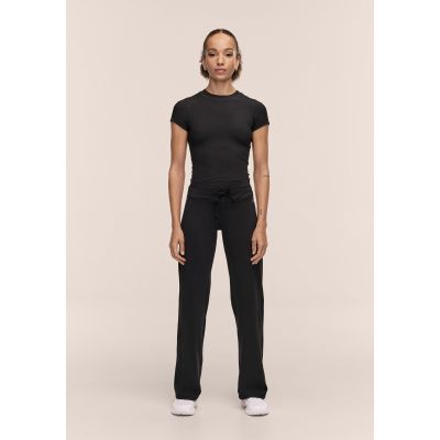 6. Koszulka damska CASALL Defined Rib Tee kolor czarny