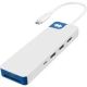 2. HYPER HD4102BUGL huby i koncentratory USB 3.2 Gen 1 (3.1 Gen 1) Type-C 5000 Mbit/s Niebieski, Biały