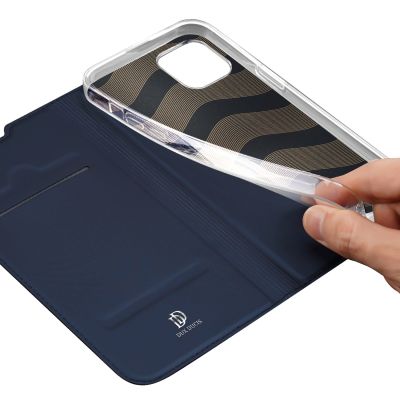 7. Dux Ducis Skin Pro kabura etui pokrowiec z klapką iPhone 14 Plus niebieski