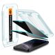5. Szkło hartowane Spigen Glas.tR EZ Fit Privacy na iPhone 16 Pro / 17 / 17 Pro - 2 szt.