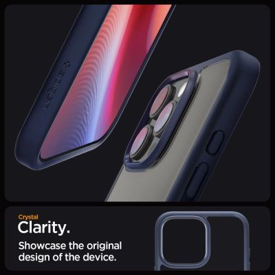 9. Etui Spigen Ultra Hybrid na iPhone 16 Pro Max - niebieskie