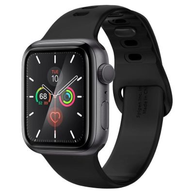 8. Szkło hybrydowe Spigen ProFlex EZ Fit na Apple Watch 4/5/6/SE (44mm)