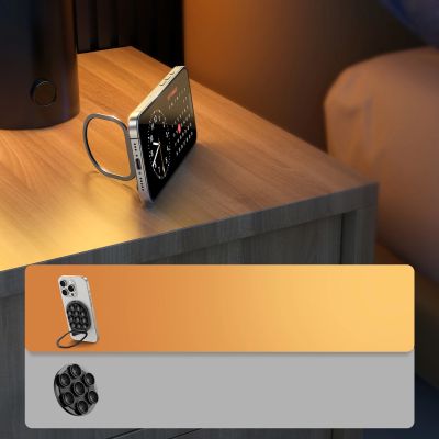 12. Uchwyt na smartfona z podstawką i przyssawkami Joyroom JR-ZS418 z MagSafe - czarny