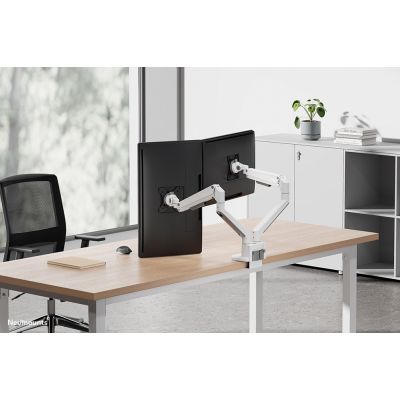 20. Neomounts DS70-250WH2 uchwyt / stojak do monitorów 81,3 cm (32") Biurko Biały