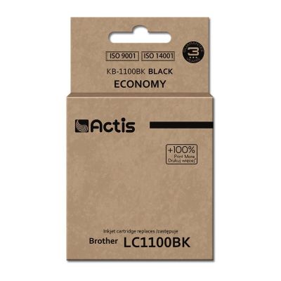 Actis KB-1100Bk Tusz (zamiennik Brother LC1100BK/980BK; Standard; 28 ml; czarny)