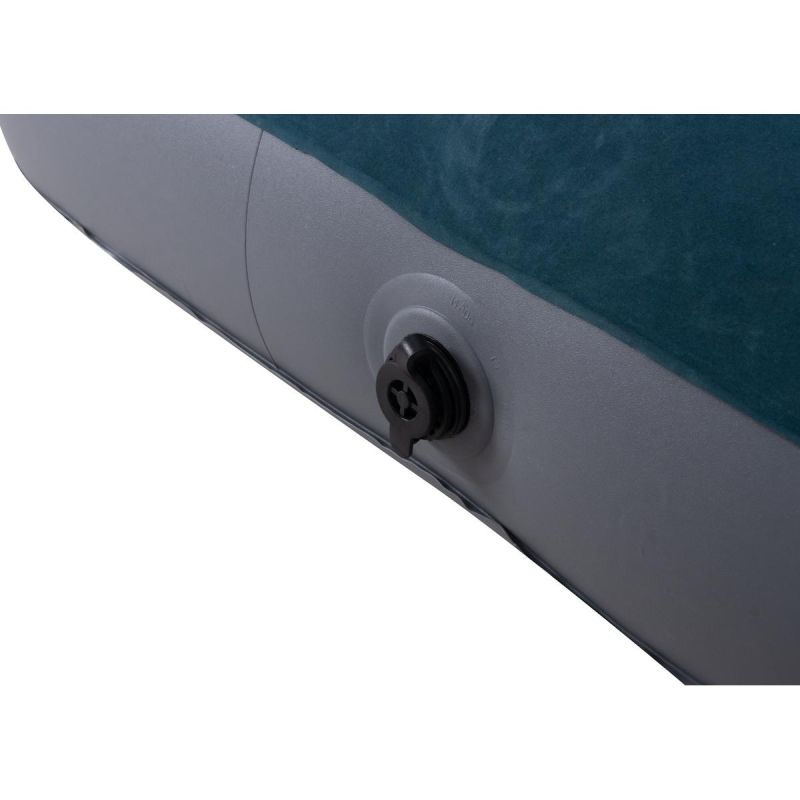 15. MATERAC FLOKOWANY 1-OSOBOWY Z WBUDOWANĄ POMPKĄ NOŻNĄ 191x73x22CM 24130