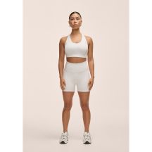 Legginsy damskie Casall Grace High Waist Hot Pant biały