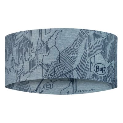 Buff CoolNet UV Wide Headband 13377890410 Błękitne One size