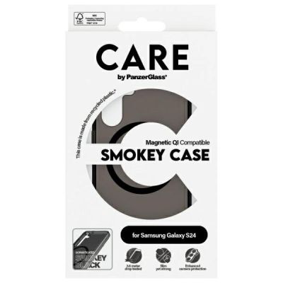 4. Etui CARE by PanzerGlass Flagship QI Case na Samsung Galaxy S24 - czarne