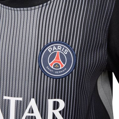 7. Koszulka dla dzieci Nike PSG Goalkeeper Stadium 2025/26 czarna HJ5267 010