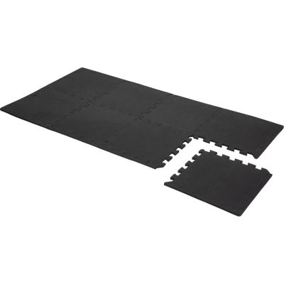 21. MATA PUZZLE POD SPRZĘT FITNESS 8SZT 30x30x0,9CM CZARNA PURE 2 IMPROVE
