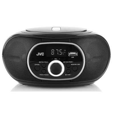 4. Radioodtwarzacz JVC RD-E221B Boombox black