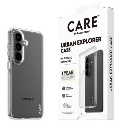 5. Etui CARE by PanzerGlass Urban Explorer Transparent na Samsung Galaxy S26 - przezroczyste