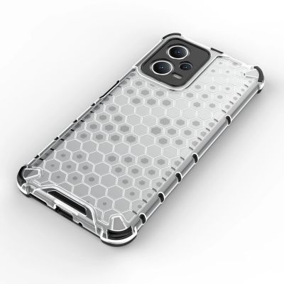 7. Honeycomb etui do Xiaomi Redmi Note 12 5G / Poco X5 5G pancerny hybrydowy pokrowiec czarne