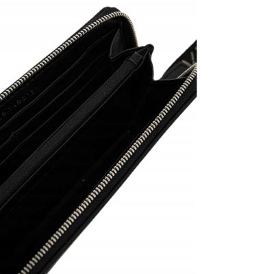 3. Portfel damski Calvin Klein Jeans CK Duży Czarny - LZ04K1000G-UB1