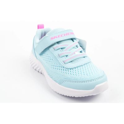 2. Skechers buty dziecięce sportowe Bounder niebieskie niemowlęce na rzep