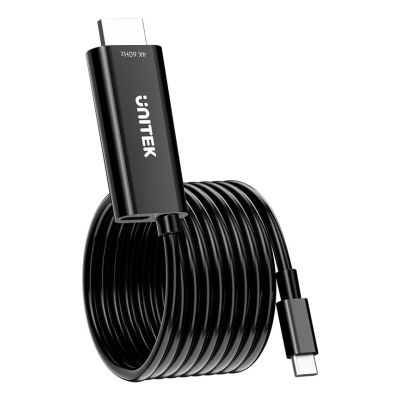 5. UNITEK KABEL USB-C - HDMI 4K60HZ Z PORTEM PD 100W M/M