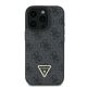 3. Etui Guess Leather 4G Triangle Strass MagSafe na iPhone 16 Pro Max - czarne