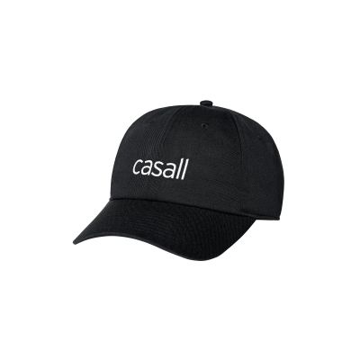 Czapka z daszkiem CASALL Casual Logo Cap kolor czarny