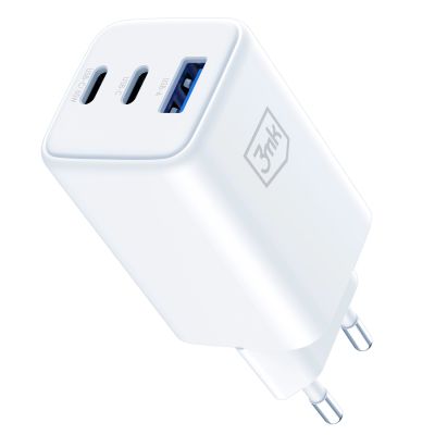 5. Ładowarka sieciowa USB-C USB-A 3mk Hyper GaN PD Charger 65W™ - biała