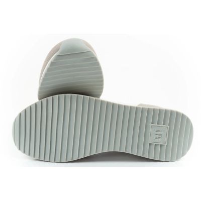 9. Gap buty damskie sportowe Nashville Arch Logo sneakersy modne wygodne białe beżowe