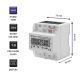 3. QOLTEC LICZNIK ZUŻYCIA ENERGII TRÓJFAZOWY NA SZYNĘ DIN | 230V | LCD | 4P