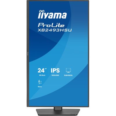 4. iiyama ProLite XB2493HSU-B1 monitor komputerowy 60,5 cm (23.8") 1920 x 1080 px Full HD LED Czarny
