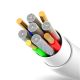 7. Kabel Dudao L2L USB-A / Lightning 3A 2m - biały