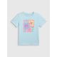 6. T-shirt regular z nadrukiem dziewczęcy 4F 4FJRSS26TTSHF4418-33S