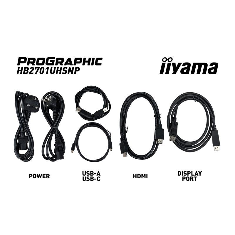 15. iiyama PROGRAPHIC HB2701UHSNP-B1 monitor komputerowy 68,6 cm (27") 3840 x 2160 px 4K Ultra HD LCD Czarny