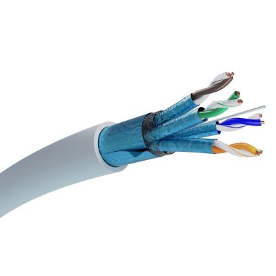 31. Extralink Kabel sieciowy skrętka CAT6A FTP (F/FTP) V2 Wewnętrzny 500M LSZH