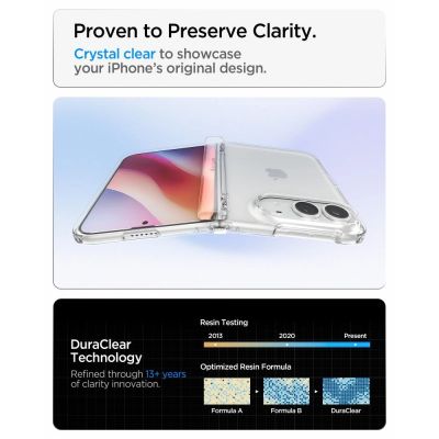 6. Etui Spigen Ultra Hybrid Pro na iPhone Duo - przezroczyste