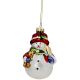 2. BOMBKA SZKLANA FORMÓWKA BAŁWAN 11CM SASKA GIFT & DECOR