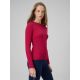4. Longsleeve slim z prążkowanej dzianiny damski 4F 4FRAW25TLONF656-53S