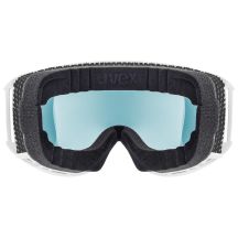 Uvex topic FM spheric gogle do sportów zimowych Biały Unisex Niebieski, Żółty Soczewka sferyczna