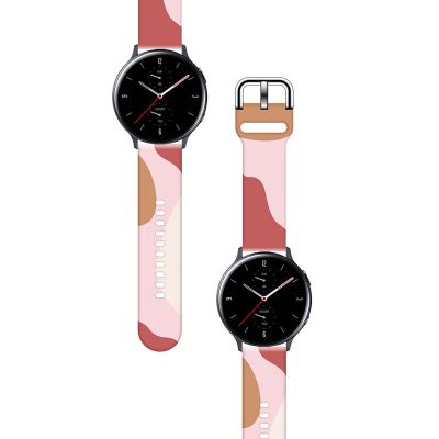 2. Pasek Strap Moro do Samsung Galaxy Watch 45 / 46 / 47 mm silikonowa bransoletka opaska do zegarka - wzór 12