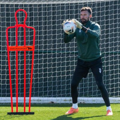 2. Mur piłkarski Yakima AriFlow 180cm 100778 czerwony