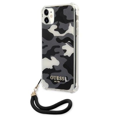 2. Etui Guess Camo Collection na iPhone 11 / Xr - czarne