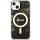 3. Etui Guess Golden Marble MagSafe na iPhone 14 - czarne