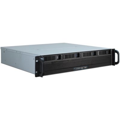 2. Inter-Tech IPC 2U-2404S Rack Czarny, Srebrny