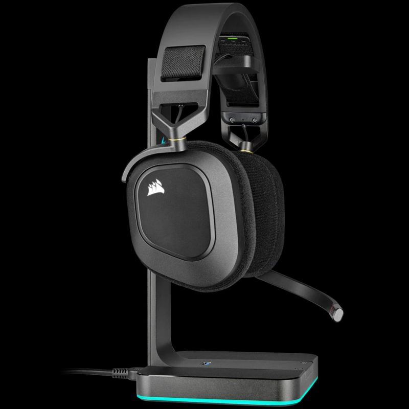 4. Słuchawki Corsair HS80 RGB Wireless Carbon