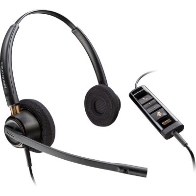 5. POLY Zestaw słuchawkowy stereo EncorePro 525 z certyfikatem Microsoft Teams i portem USB-A