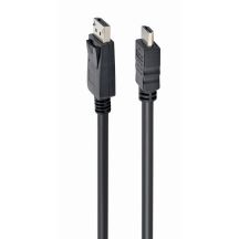 Kabel GEMBIRD CC-DP-HDMI-3M ( DisplayPort M - HDMI M -; 3m; kolor czarny)
