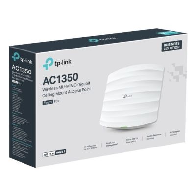 9. TP-Link FESTA F52 punkt dostępowy WLAN 867 Mbit/s Biały Obsługa PoE