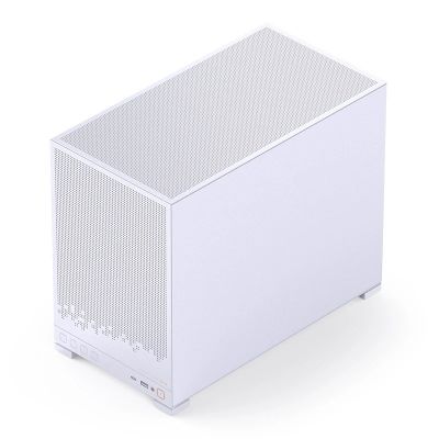 3. Obudowa PC Jonsbo D32 STD Biała Obudowa, Mini Obudowa, mATX, Szkło Hartowane - Białe