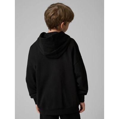 2. Bluza dresowa loose z kapturem chłopięca 4F 4FJRSS26TSWSM3051-20S