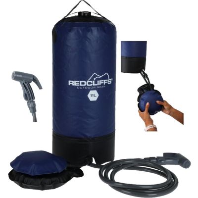 3. PRYSZNIC SOLARNY KEMPINGOWY TURYSTYCZNY 11L Z POMPKĄ REDCLIFFS