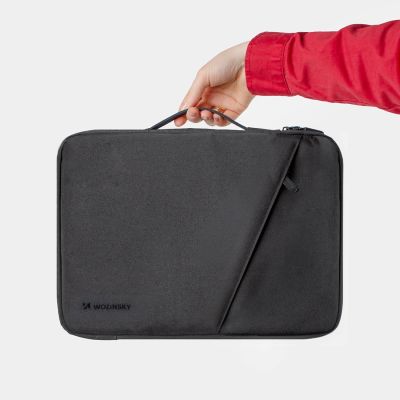 6. Torba na laptop Wozinsky WTNP-14B 13-14" z chowaną rączką - czarna
