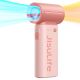 9. Mini dmuchawa Jisulife Handheld Fan Life9 3600mAh przenośny wiatraczek wentylator USB - różowy