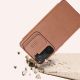 16. Nillkin Qin Leather Pro Case etui do Samsung Galaxy S22+ (S22 Plus) osłona na aparat kabura pokrowiec obudowa z klapką brązowy